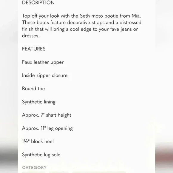 MIA Seth Motorcycle Boots size 6.5 - Picture 2 of 11